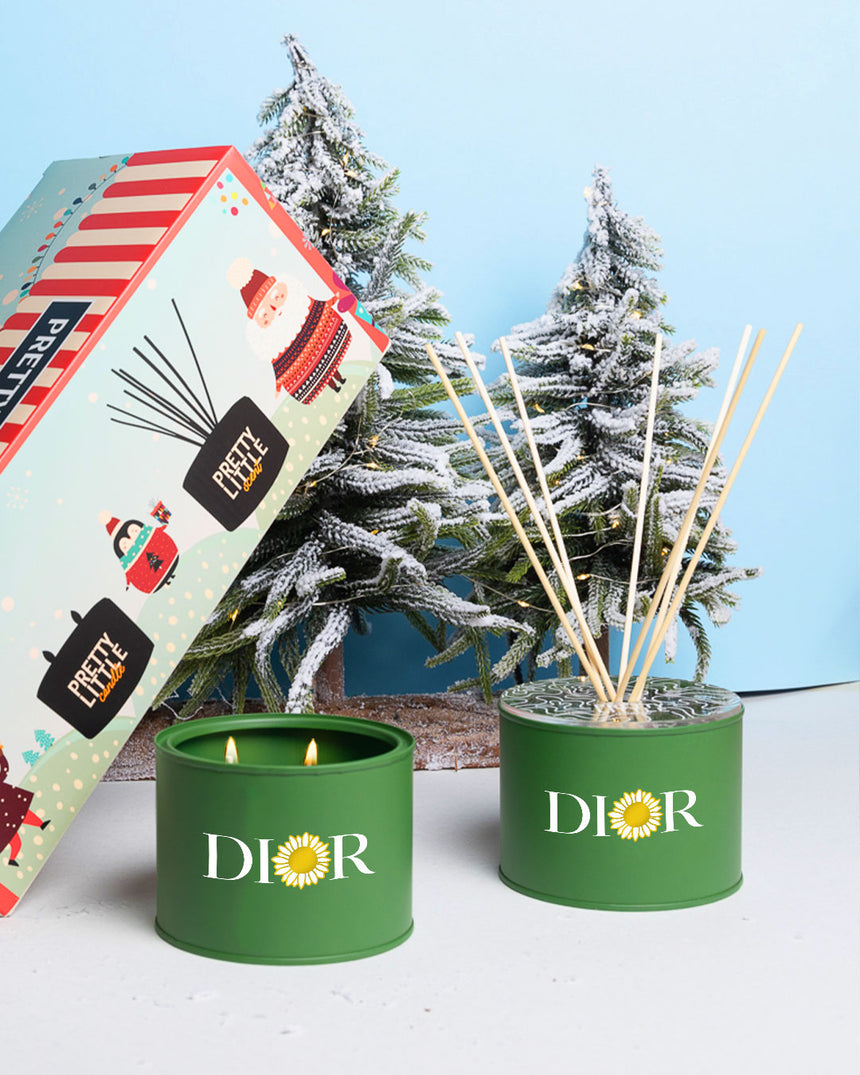 Christmas Edition Green - “Flower j'aDior” Gold