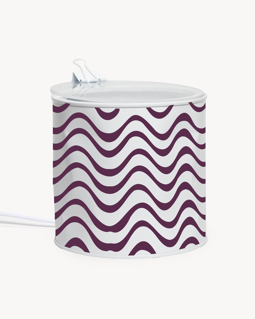 Lamp - “Waves” - White / Purple