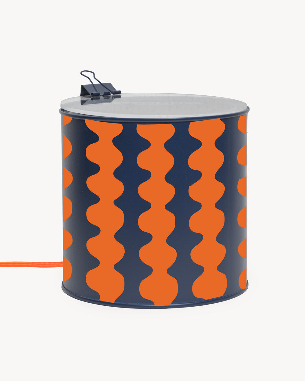 Lamp - "DNA" - Navy / Orange