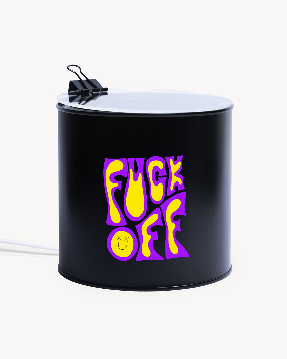 Lamp - “F**k OFF” - Black