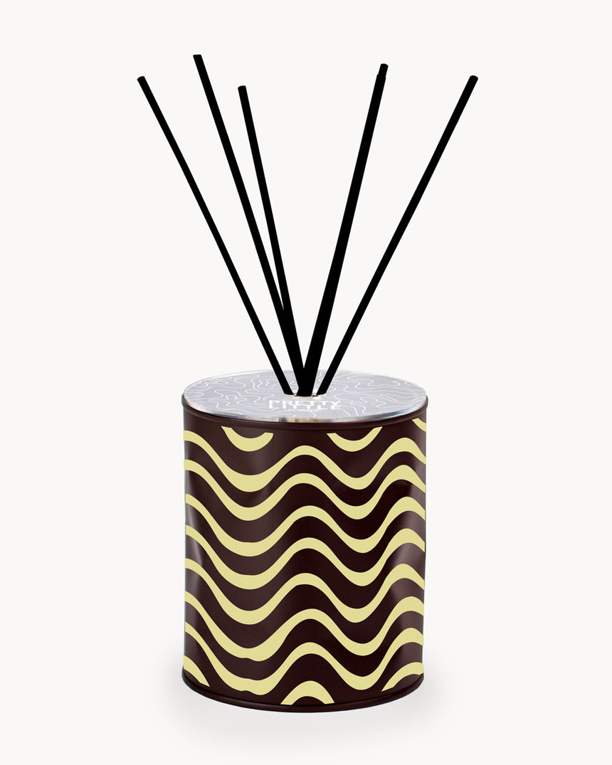 Air Freshener - "Waves" - Brown / Gold