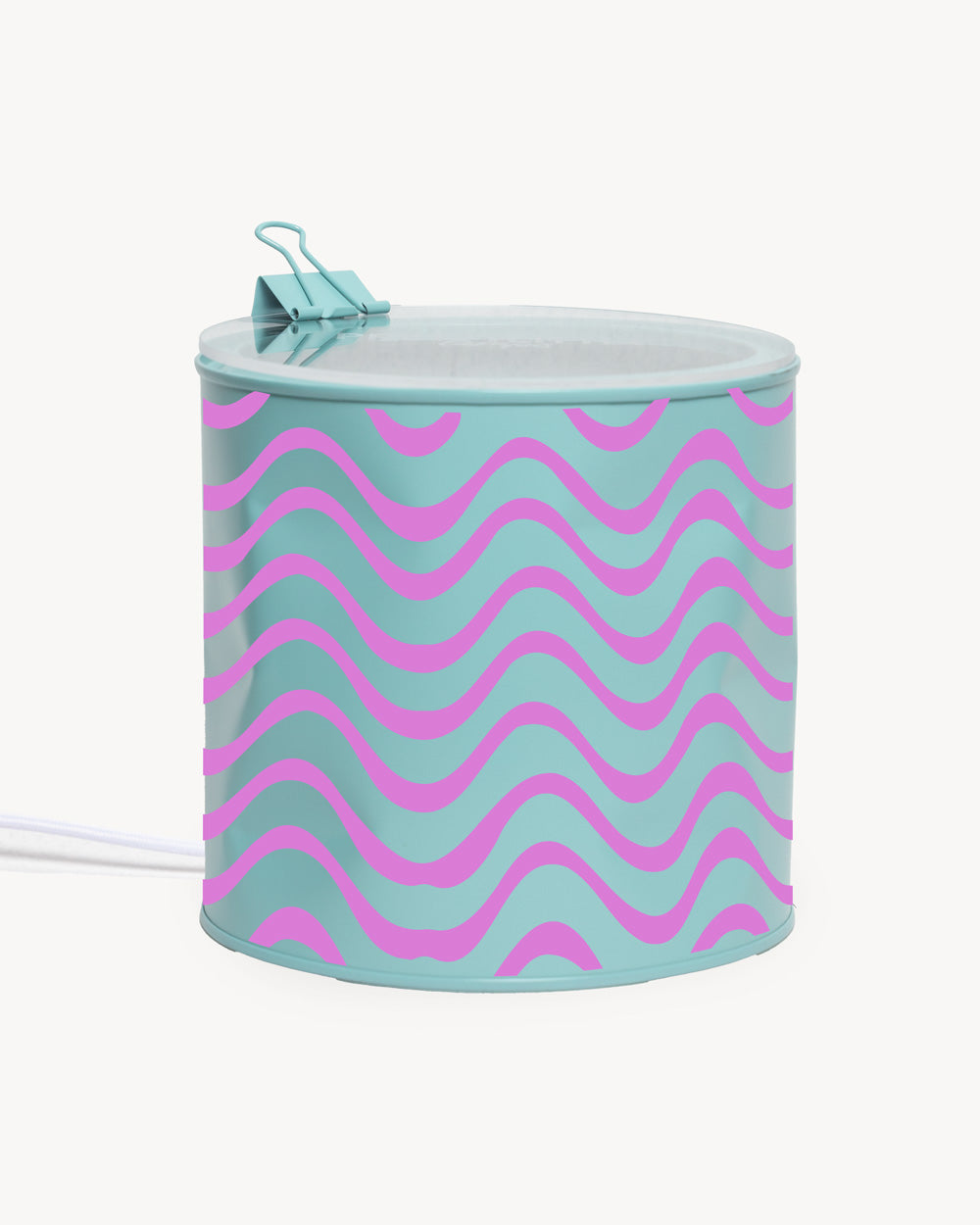 Lamp - “Waves” - Tiffany / Pink