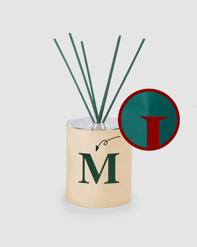 Perfumer with Velvet Initial